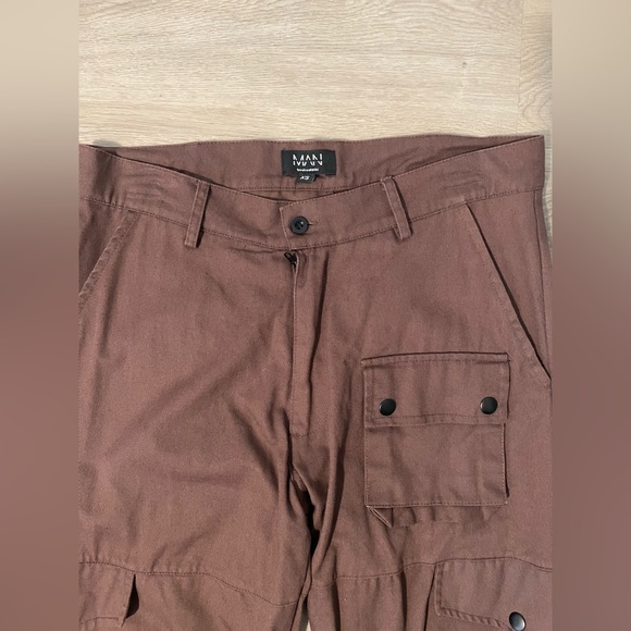 Boohoo Pants Boohooman Relaxed Fit Twill Cargo Pants Poshmark